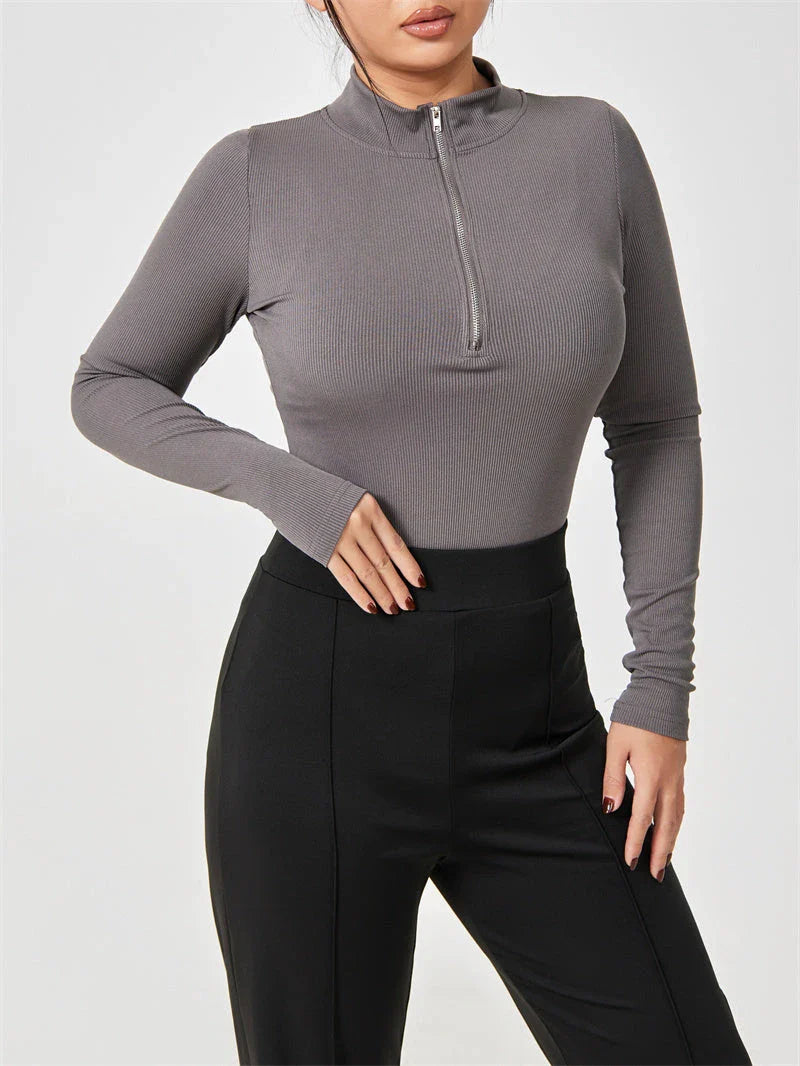 Slimming seamless long sleeve jumpsuit for women in various colors and styles