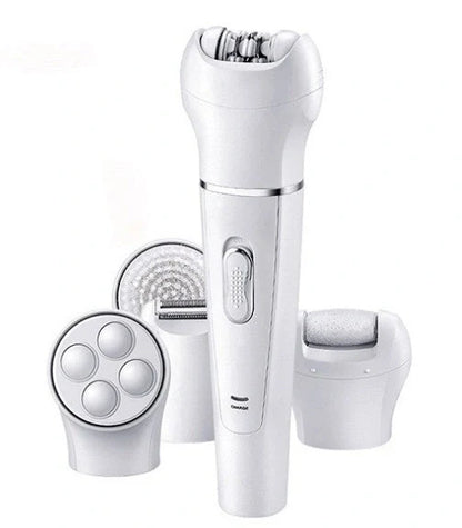 5-in-1 Multi-Functional Portable Skin Care Electric Massager with Facial Latex Brush