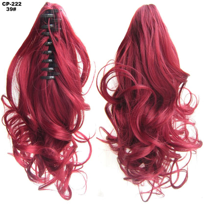 Stylish and realistic-looking hair extension ponytail wrap for versatile hairstyle upgrade