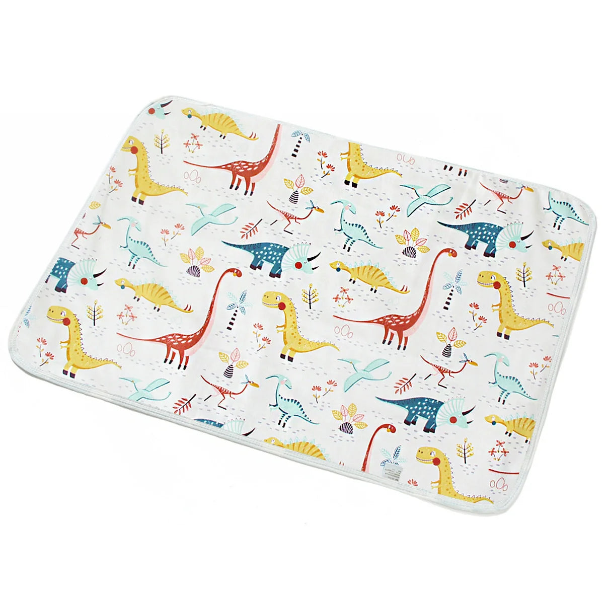 Cotton cartoon waterproof baby changing pad with playful patterns, 50*70cm