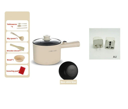 Versatile Mini Electric Cooker for Home and Dorm - Compact, Efficient, and Easy to Use