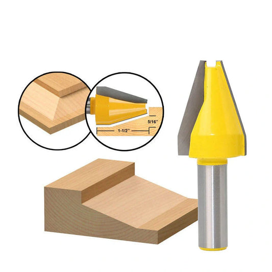 Precision carbide milling cutter with 15-degree blade for engraving and milling applications