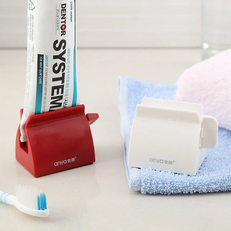 All-in-One Toothpaste Tube Squeezer - Convenient Toiletry Organizer for Bathroom