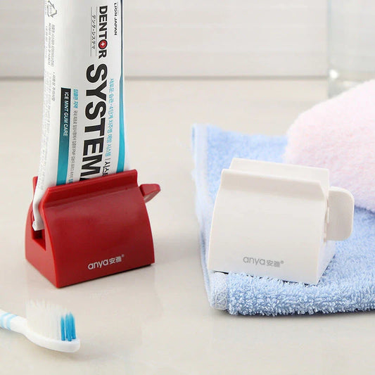 All-in-One Toothpaste Tube Squeezer - Convenient Toiletry Organizer for Bathroom