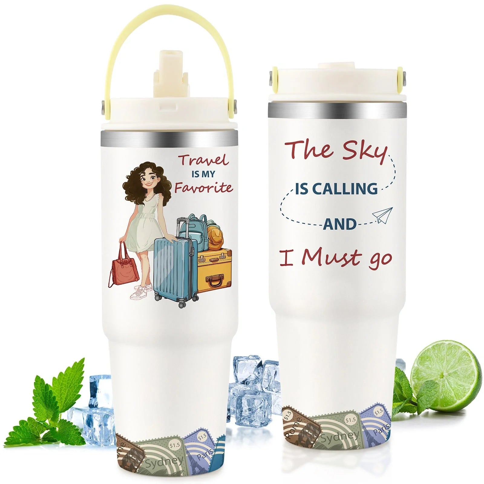 Premium 30oz stainless steel drinking cup, perfect for keeping beverages hot or cold