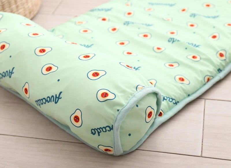 Summer Ice Silk Cool Pet Pad in various colours and sizes for pet cooling