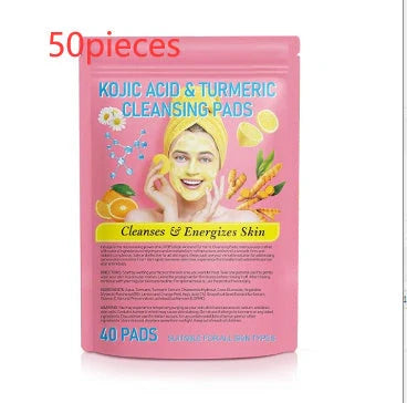 Turmeric Kojic Acid Cleansing Pads for radiant and clear skin