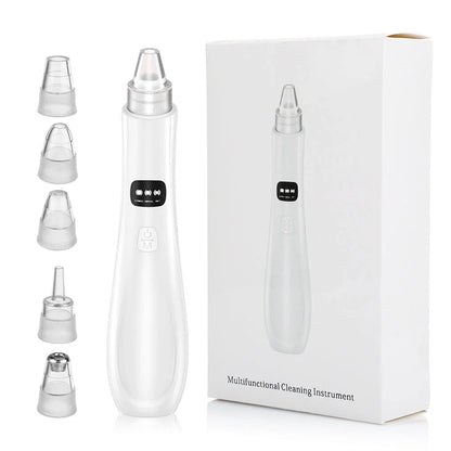Premium Pore Suction Blackhead Remover with Adjustable Suction Settings and Interchangeable Tips for Deep Cleansing and Glowing Skin