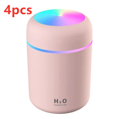 Mini USB Humidifier with Soothing Mist, Quiet Operation, and Automatic Shut-Off for Bedrooms