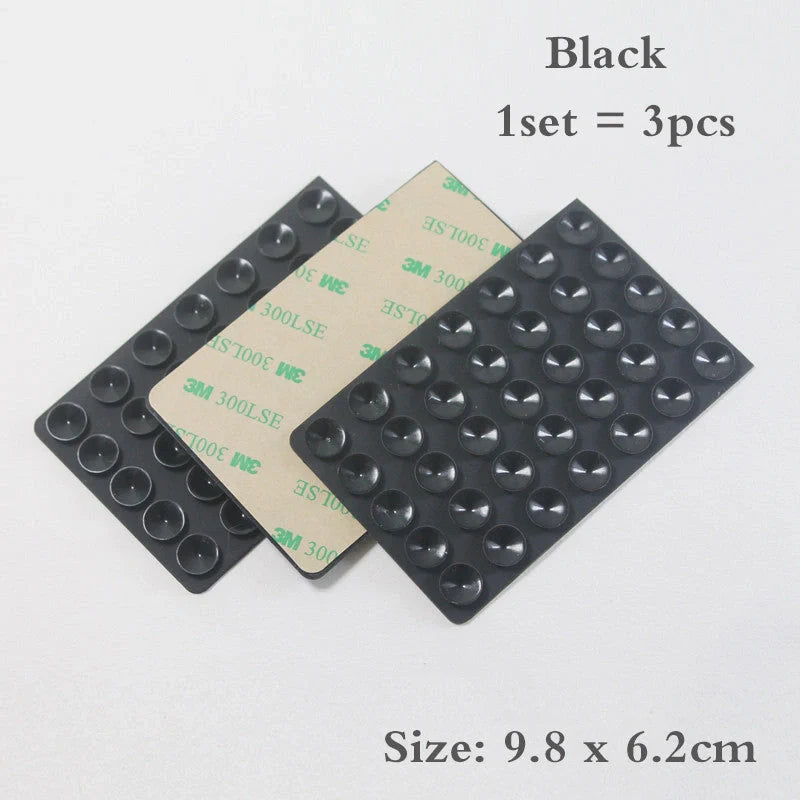 24 Grain Square Silicone Suction Cup for mobile phone and charging bank