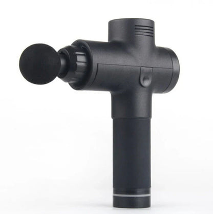 Premium deep tissue massage gun with interchangeable heads and whisper-quiet operation for relaxing muscle therapy