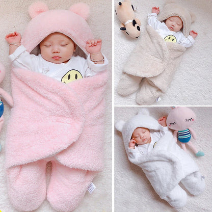 Cozy and soft baby sleeping bag in various colors for newborns and infants up to 9 months old