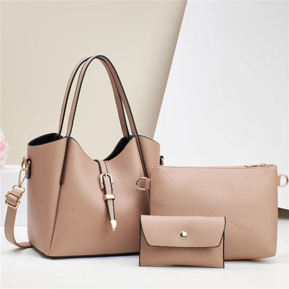 Stylish and practical tote bag set with crocodile embossed pattern, roomy main compartment, and versatile three-piece design in a range of classic British colours
