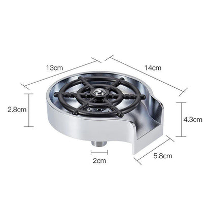 Premium countertop cup washer with high-pressure spray for efficient cleaning of cups and glassware in bars and kitchens