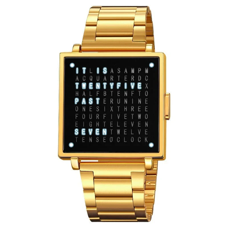 Rugged military-style wristwatch with stainless steel case and luminous hands for men and women in the UK