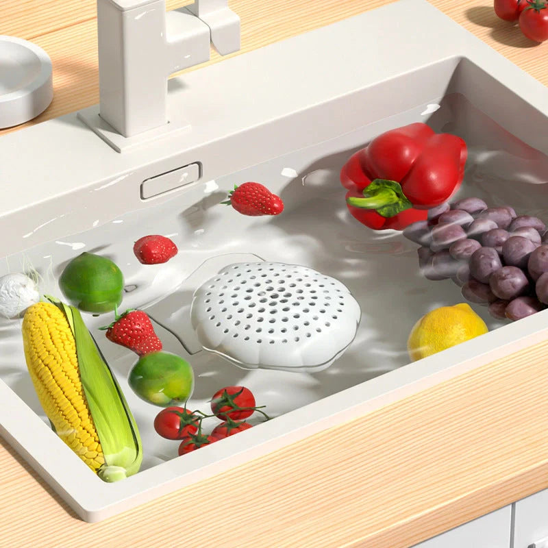 Portable vegetable and fruit washing machine with high-energy ion technology