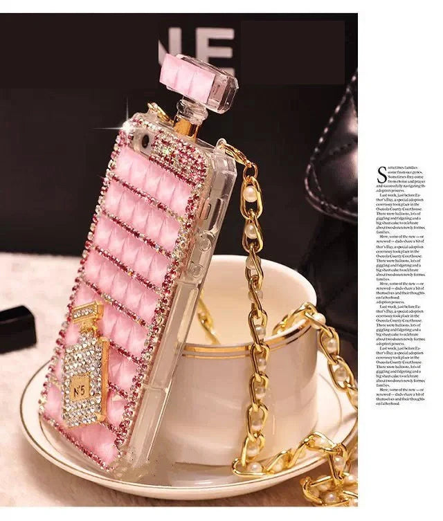 Luxury diamond rhinestone smartphone case in various colors