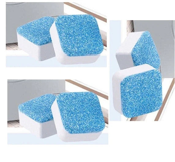 Washing machine cleaner tablets for deep cleaning and odour removal