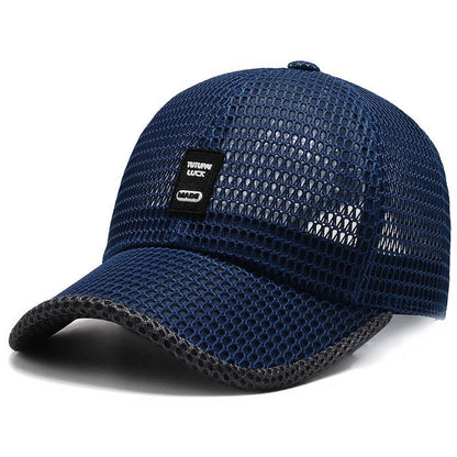Big Eaves Summer Men's Outdoor Sunshade Baseball Cap in black, blue, gray, and dark gray