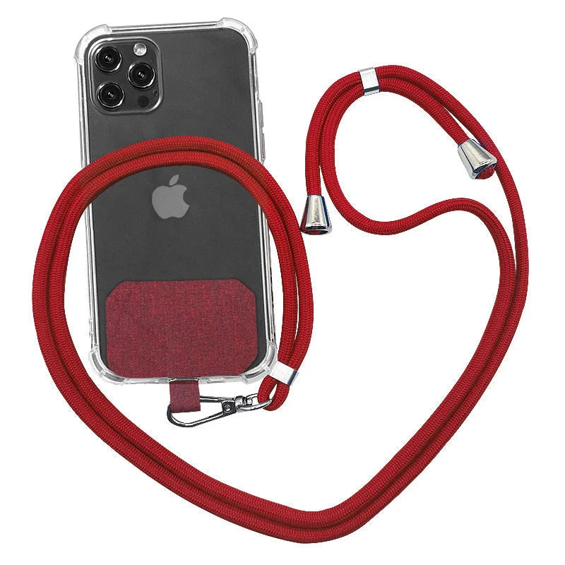 Secure and stylish phone lanyard with versatile wearing options, reinforced metal hardware, and durable, skin-friendly materials