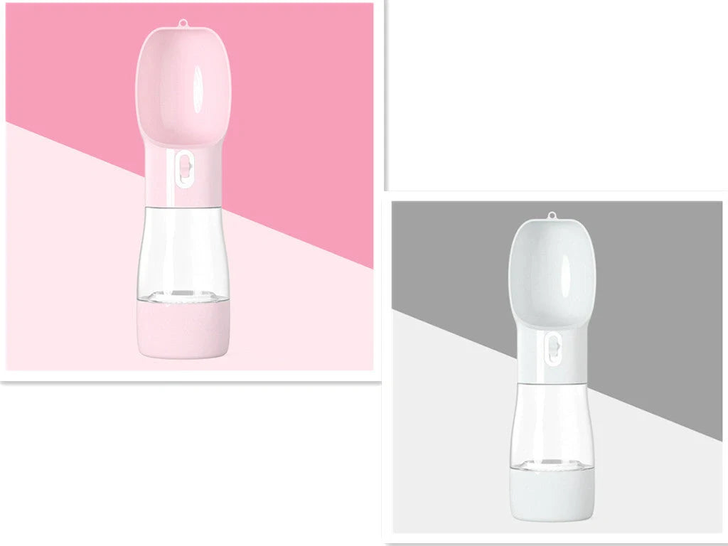 Traveling Out Portable Dog Water Dispenser with food and water compartments