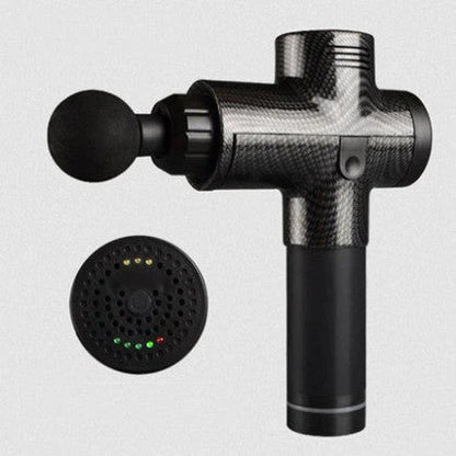 Premium deep tissue massage gun with interchangeable heads and whisper-quiet operation for relaxing muscle therapy