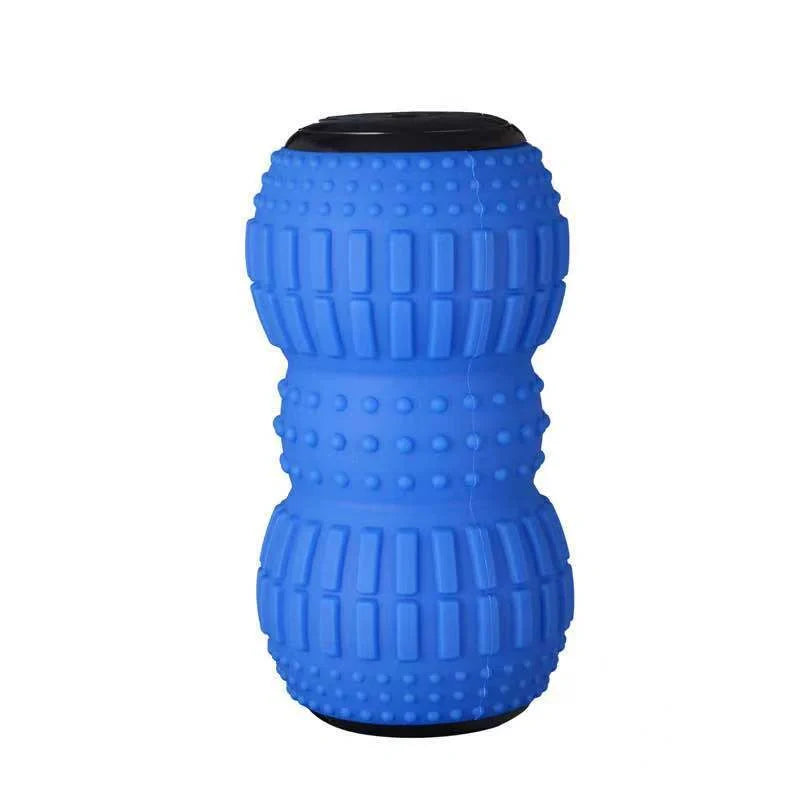 USB Charging Electric Yoga Ball in blue and pink for muscle relaxation