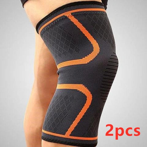 Anti-slip breathable knee support in various colours for joint health