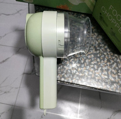 Electric food processor with sleek, modern design for efficient meal preparation