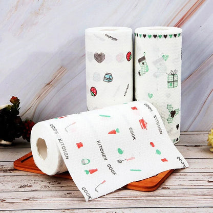 Disposable Non-Woven Rag in various colors, showing absorbency and durability