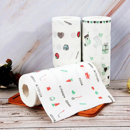 Disposable Non-Woven Rag in various colors, showing absorbency and durability