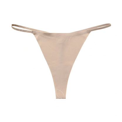 Seamless & Soft Microfibre Women's Thong Underwear Set in a range of classic colours