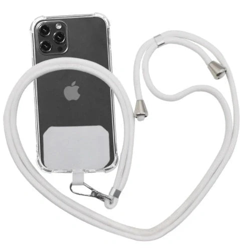 Universal crossbody phone lanyard in various colours with metal buckle