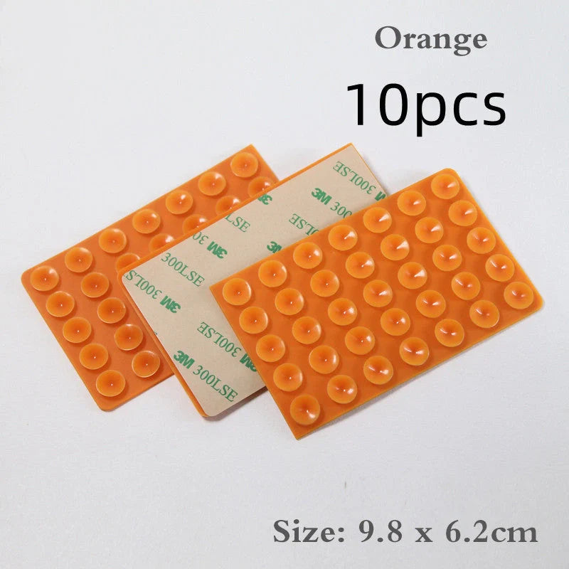 24 Grain Square Silicone Suction Cup for mobile phone and charging bank
