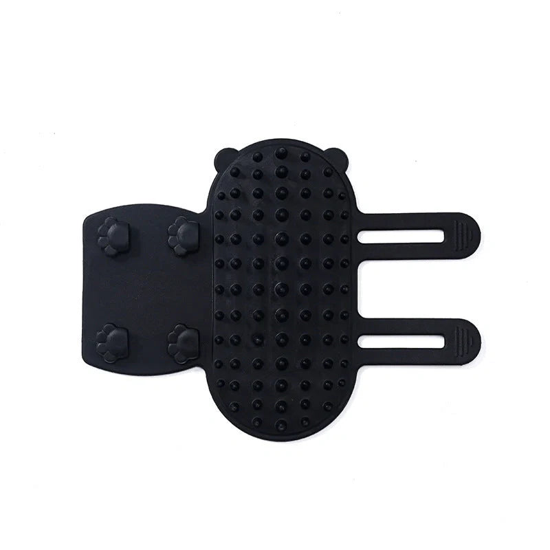 Soothing pet grooming tool with massage and hair removal features, suitable for cats, dogs and other pets