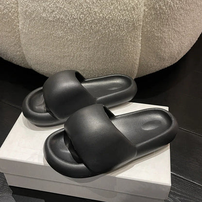 Non-slip thick bottom home sandals in various colours
