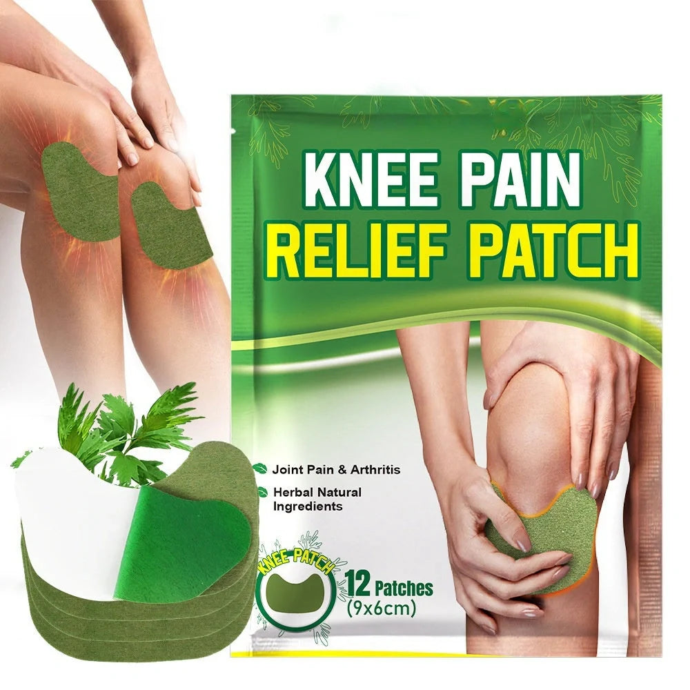 Argy Wormwood Knee Plaster pack with self-heating analgesic for joint care