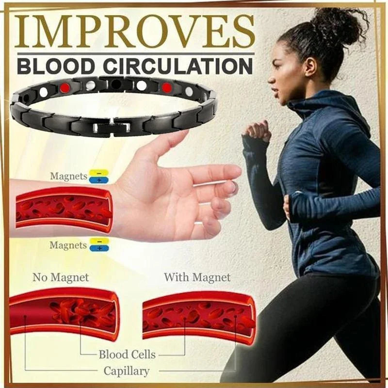 Premium weight loss and slimming bracelet with rhombus design for arthritis pain relief and improved circulation