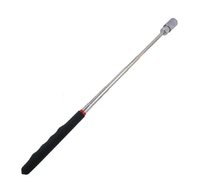 LED Magnetic Pick Up Tool with telescopic extension and LED light for retrieving small metal objects