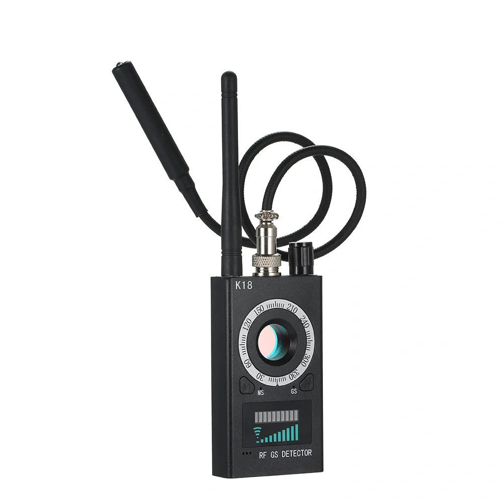 K18 Multi-function Anti Detector Bug Mini Audio SPY-Camera GSM Finder in black