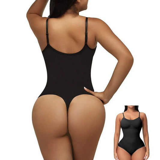 Women's Nylon Suspender Jumpsuit in various colours for body-shaping and style