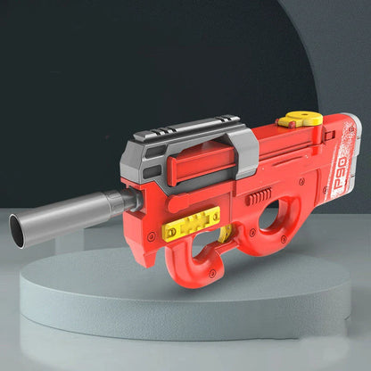 Premium high-powered electric water blaster with sleek design, long-range water stream, and large water capacity for endless summer fun