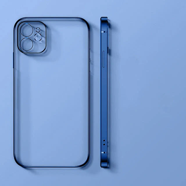 Transparent and ultra-thin mobile phone case in various colours for iPhone 12 Pro Max