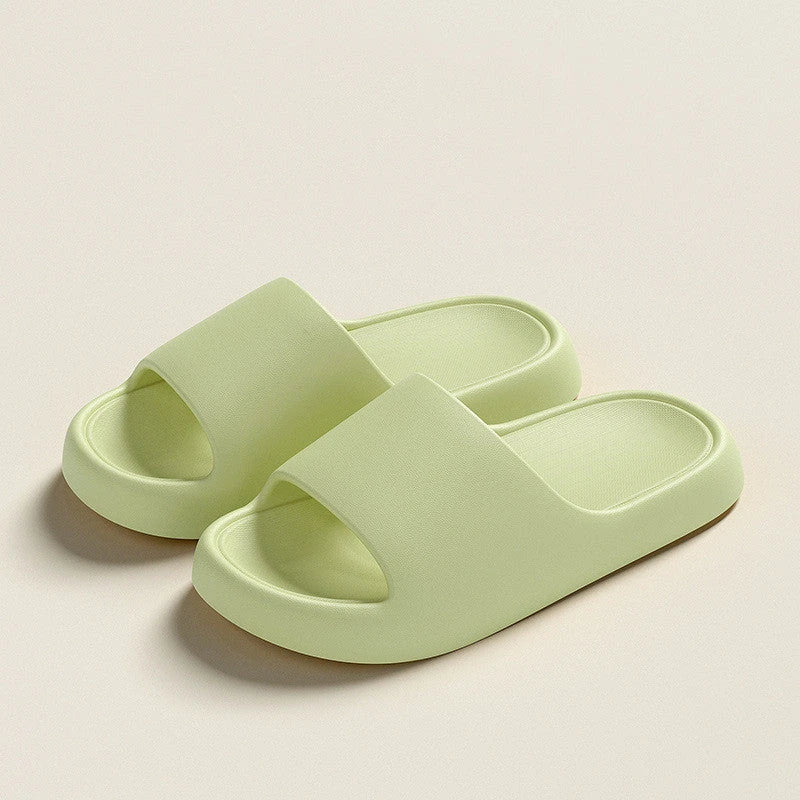 Premium EVA house slippers with thick, slip-resistant soles for indoor comfort and safety