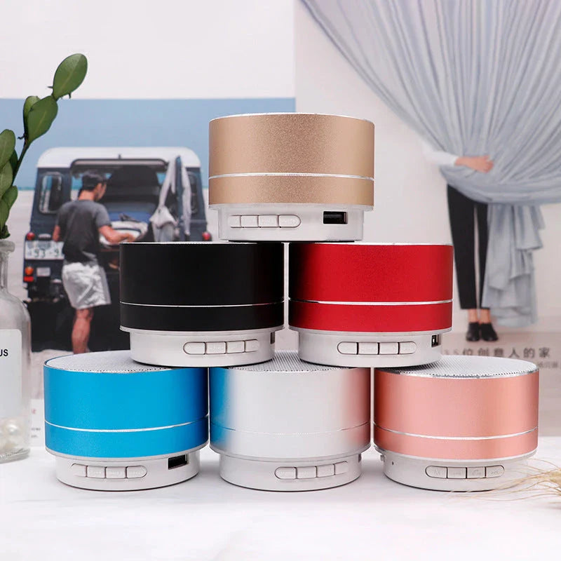 Portable Bluetooth speaker with colorful changing lights, high-quality audio, and durable design for on-the-go use