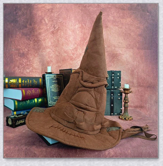Mystichat Magical Wizard Sorting Hat for Cosplay and Halloween - Authentic Wizarding World Design, High-Quality Materials, Unisex Fit