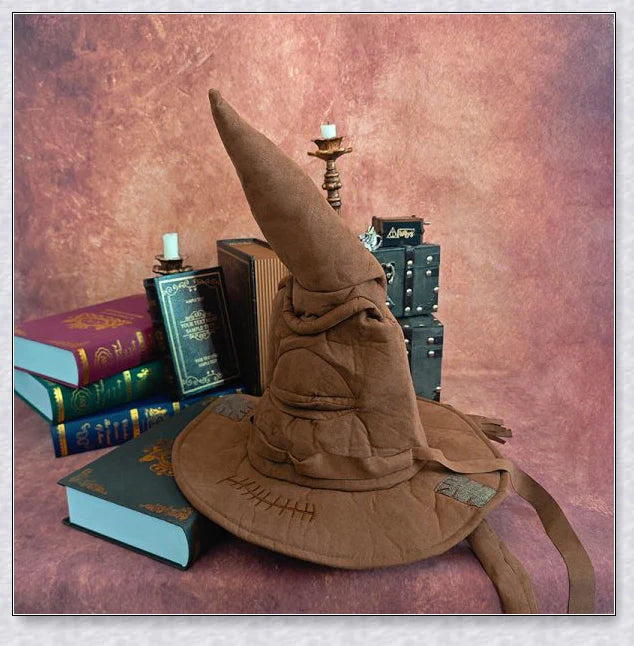Mystichat Magical Wizard Sorting Hat for Cosplay and Halloween - Authentic Wizarding World Design, High-Quality Materials, Unisex Fit