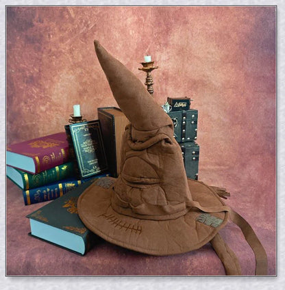 Mystichat Magical Wizard Sorting Hat for Cosplay and Halloween - Authentic Wizarding World Design, High-Quality Materials, Unisex Fit