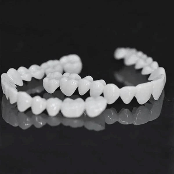 Snap-on dentures providing a natural-looking, perfect smile solution
