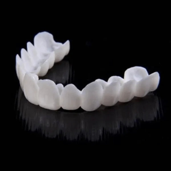 Snap-on dentures providing a natural-looking, perfect smile solution